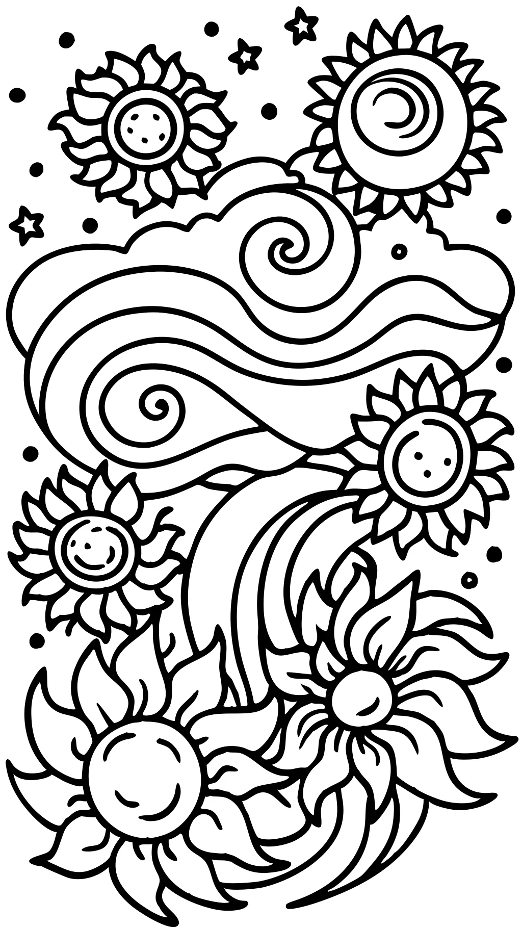 van gogh coloring pages